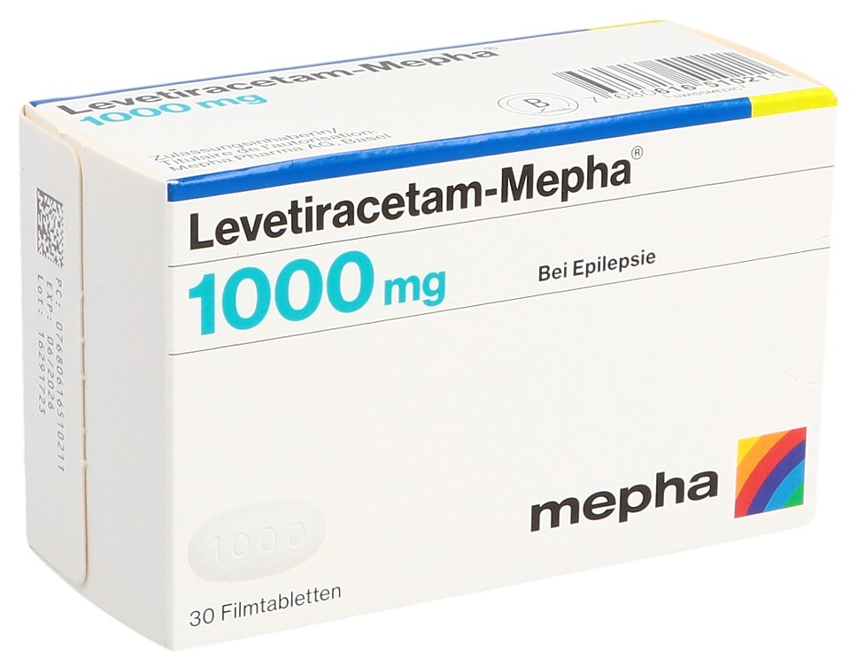 Levetiracetam-Mepha 1000 mg, Filmtabletten