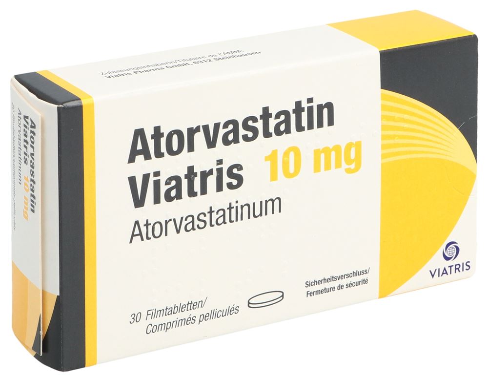Atorvastatin Viatris 10 mg, Filmtabletten