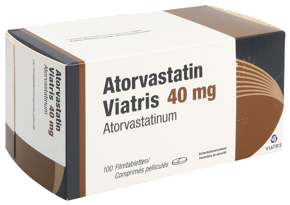Atorvastatin Viatris 40 mg, Filmtabletten