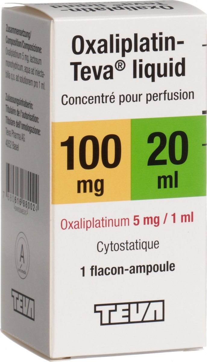 OXALIPLATIN Teva liquid 50 mg/10ml flac 10 ml