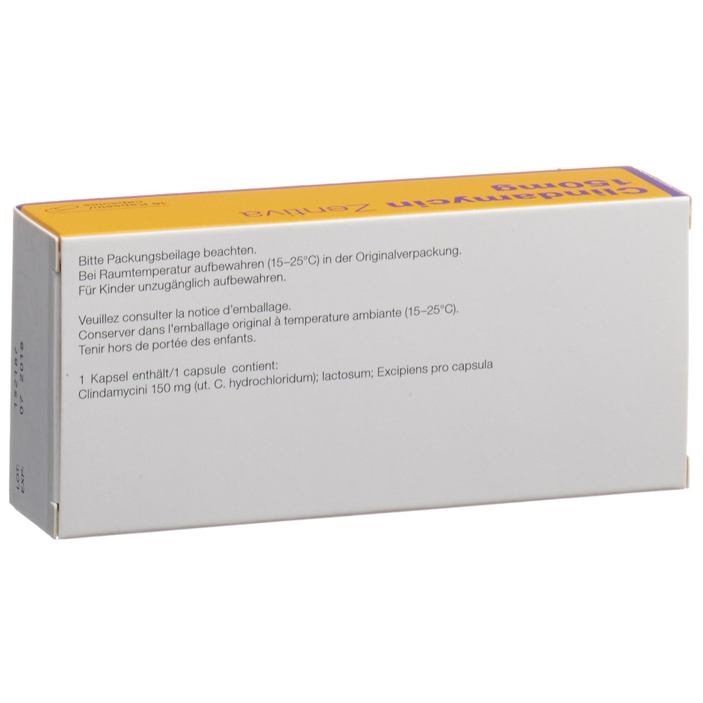 CLINDAMYCIN Zentiva caps 150 mg 16 pce