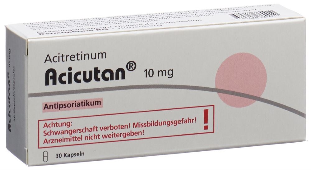 ACICUTAN caps 10 mg 30 pce