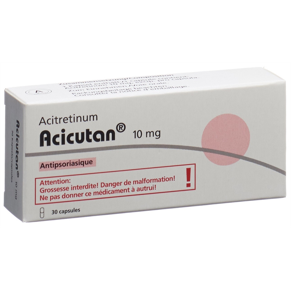 ACICUTAN caps 10 mg 30 pce