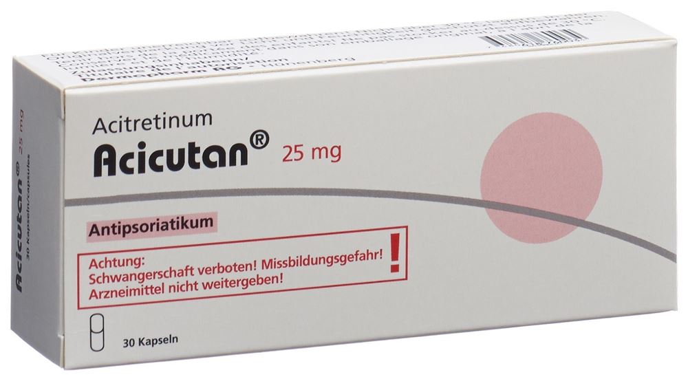 Acicutan 25 mg, Hartkapseln