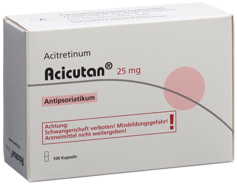 Acicutan 25 mg, Hartkapseln