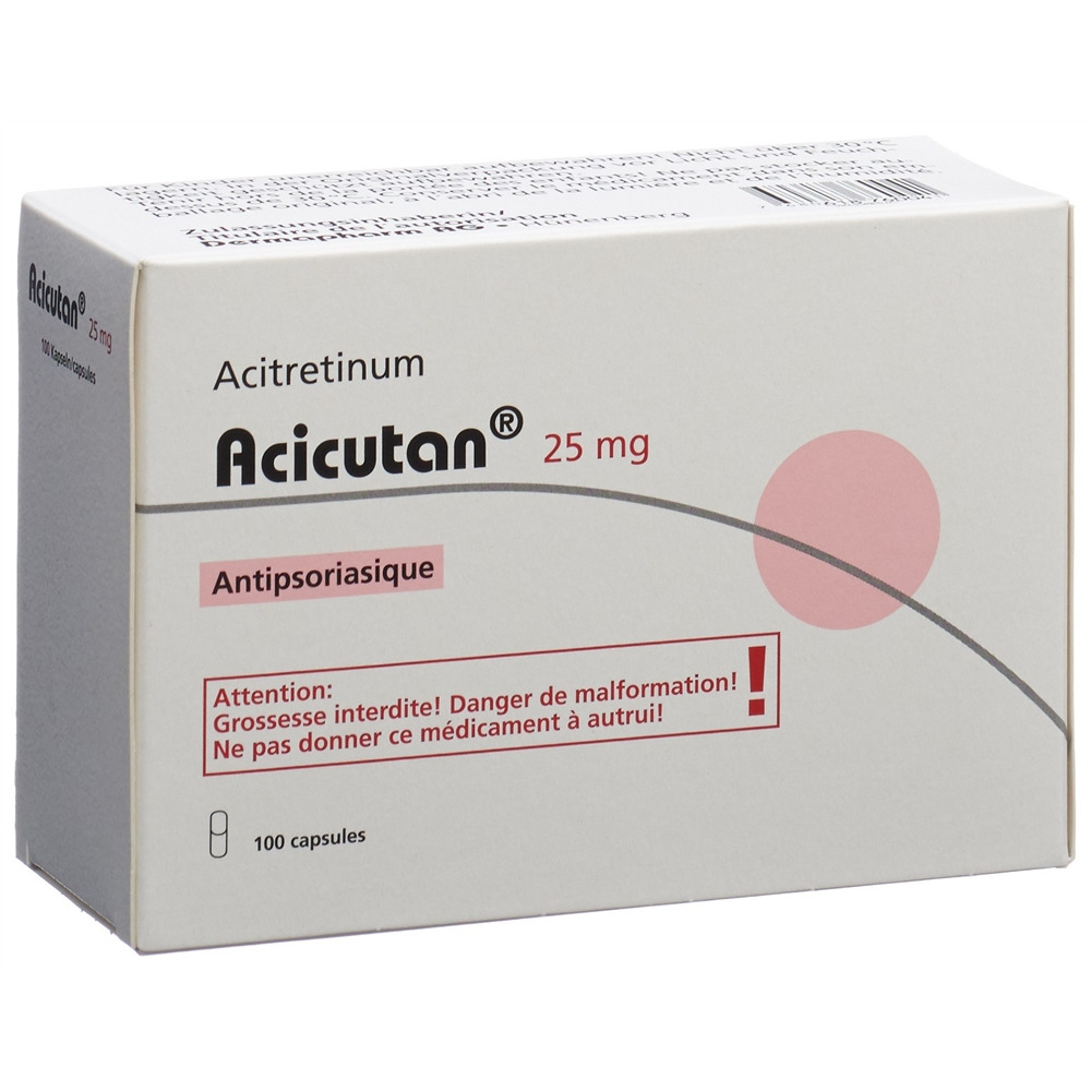 Acicutan 25 mg, Hartkapseln