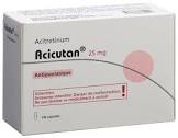 ACICUTAN caps 25 mg 100 pce