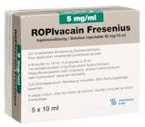 Ropivacain Fresenius 5 mg/ml, Injektionslösung