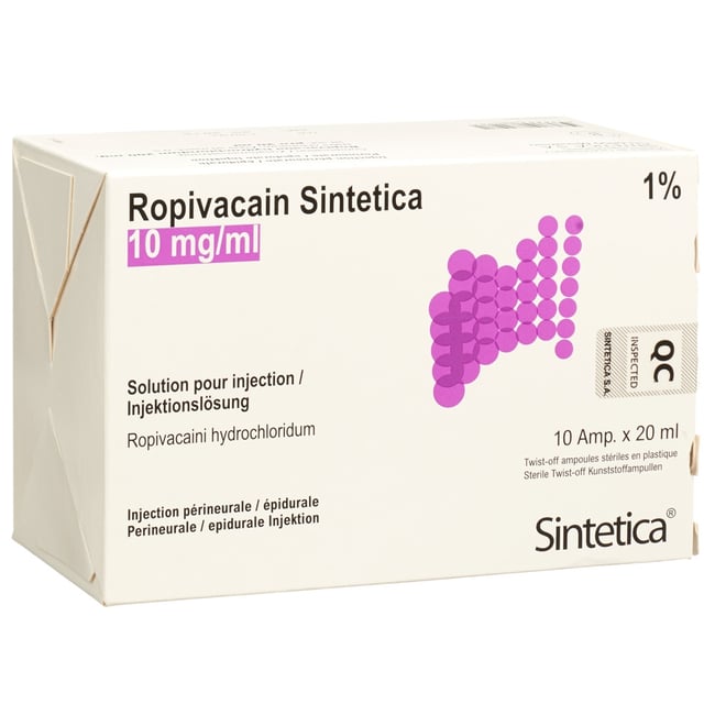 Ropivacain Fresenius 10 mg/ml, Injektionslösung