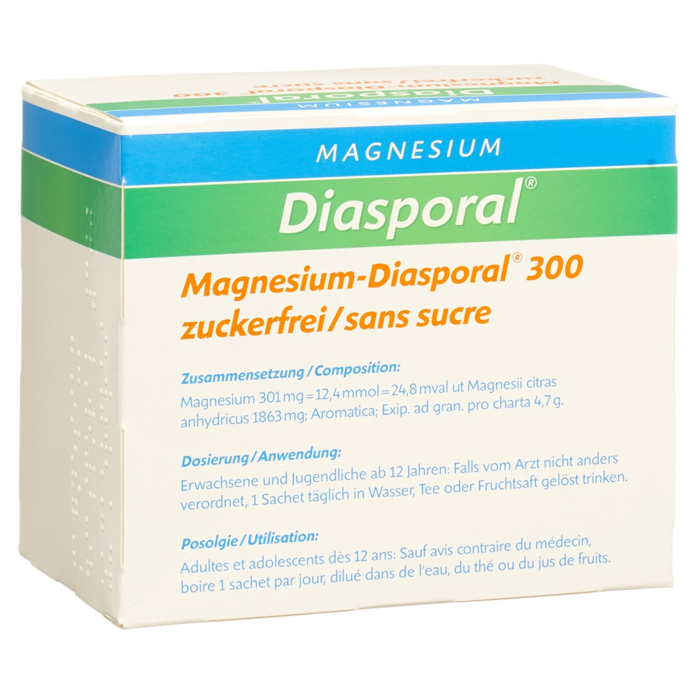 MAGNESIUM DIASPORAL 300 mg sans sucre sach 50 pce