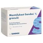 MONTELUKAST Sandoz gran 4 mg sach 28 pce
