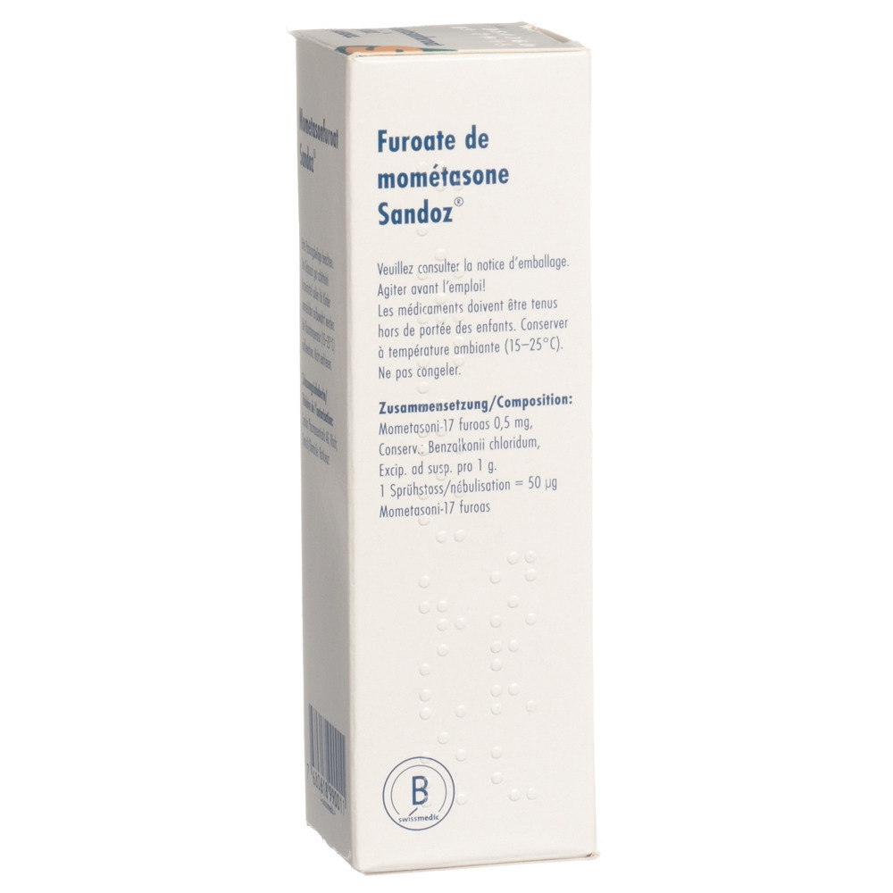 Mometasonfuroat Sandoz, Nasenspray