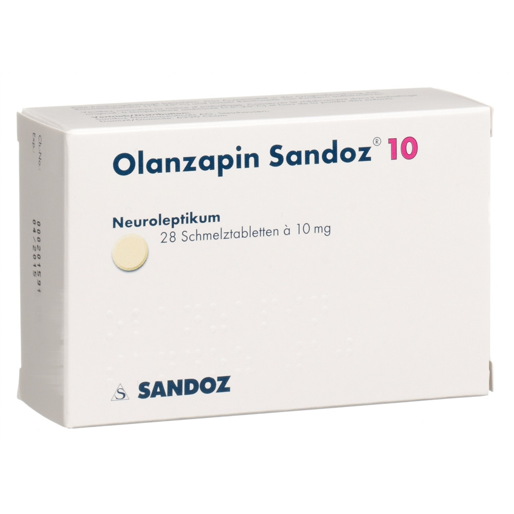 OLANZAPINE Sandoz cpr orodisp 10 mg 28 pce