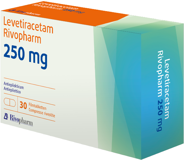 Levetiracetam Rivopharm 250, compresse rivestite con film
