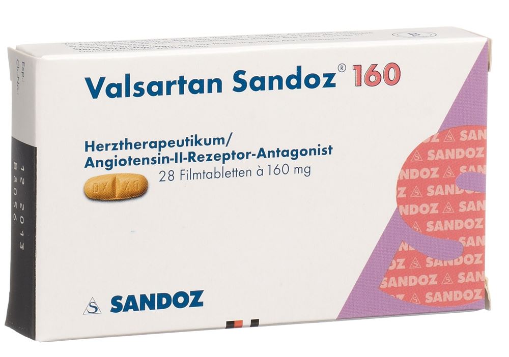 VALSARTAN Sandoz cpr pell 160 mg 28 pce