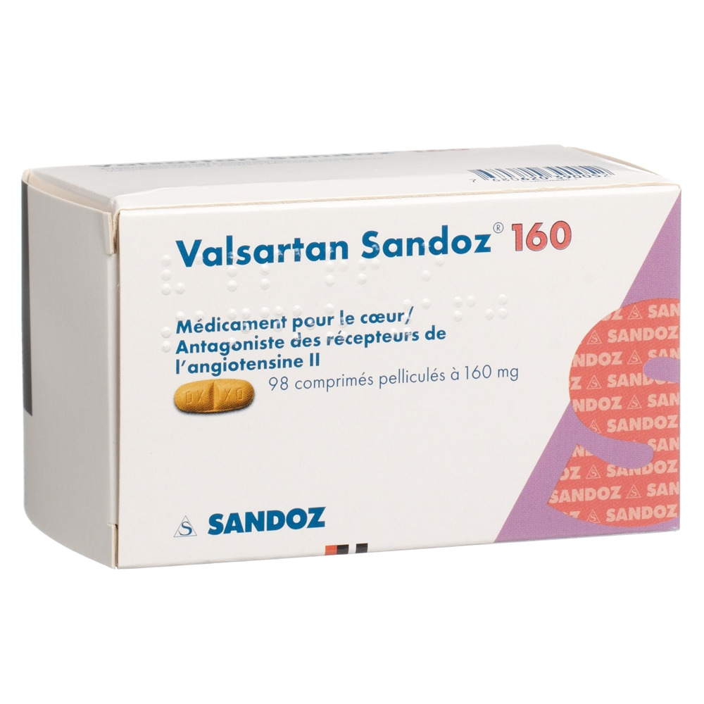 Valsartan Sandoz 160, Filmtabletten