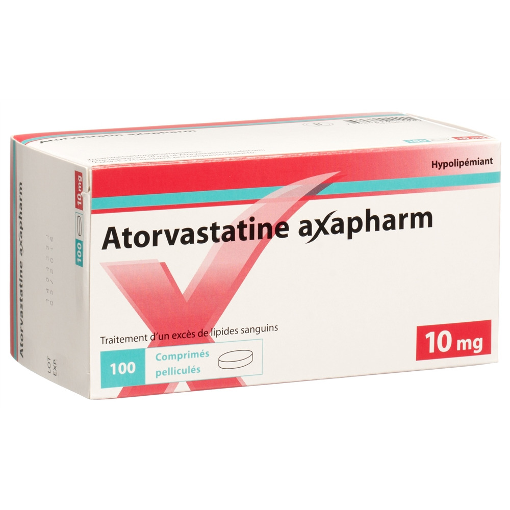 Atorvastatin axapharm 10 mg, Filmtabletten