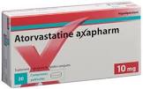 ATORVASTATINE axapharm cpr pell 10 mg 100 pce