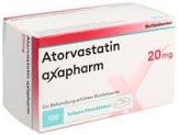 ATORVASTATINE axapharm cpr pell 20 mg 100 pce