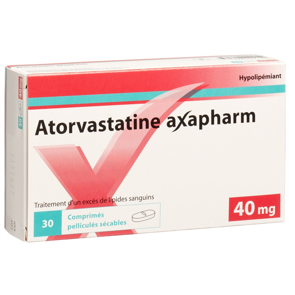 Atorvastatin axapharm 40 mg, Filmtabletten