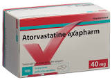ATORVASTATINE axapharm cpr pell 40 mg 100 pce