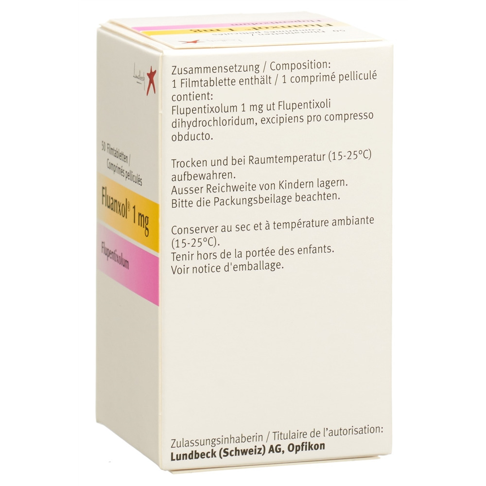 FLUANXOL cpr pellic 1 mg flacon 50 pce