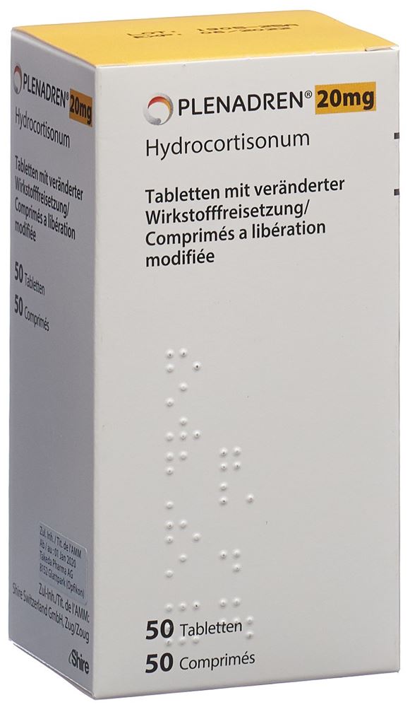 Plenadren 20 mg, Tabletten mit veränderter Wirkstofffreisetzung