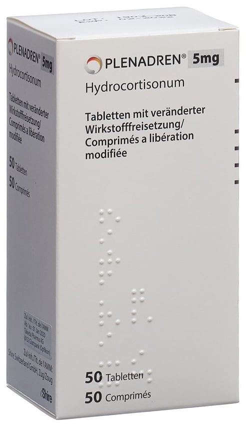 Plenadren 20 mg, Tabletten mit veränderter Wirkstofffreisetzung
