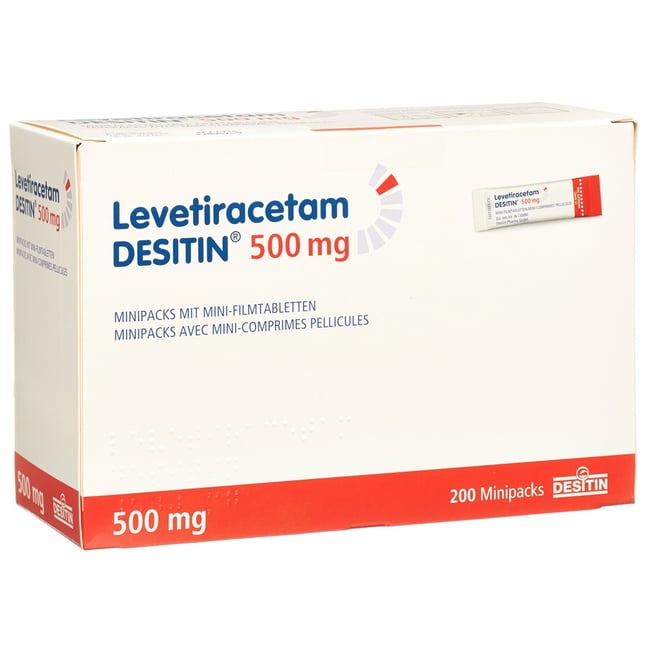 Levetiracetam Desitin 500 mg, befilmtes Granulat im Beutel