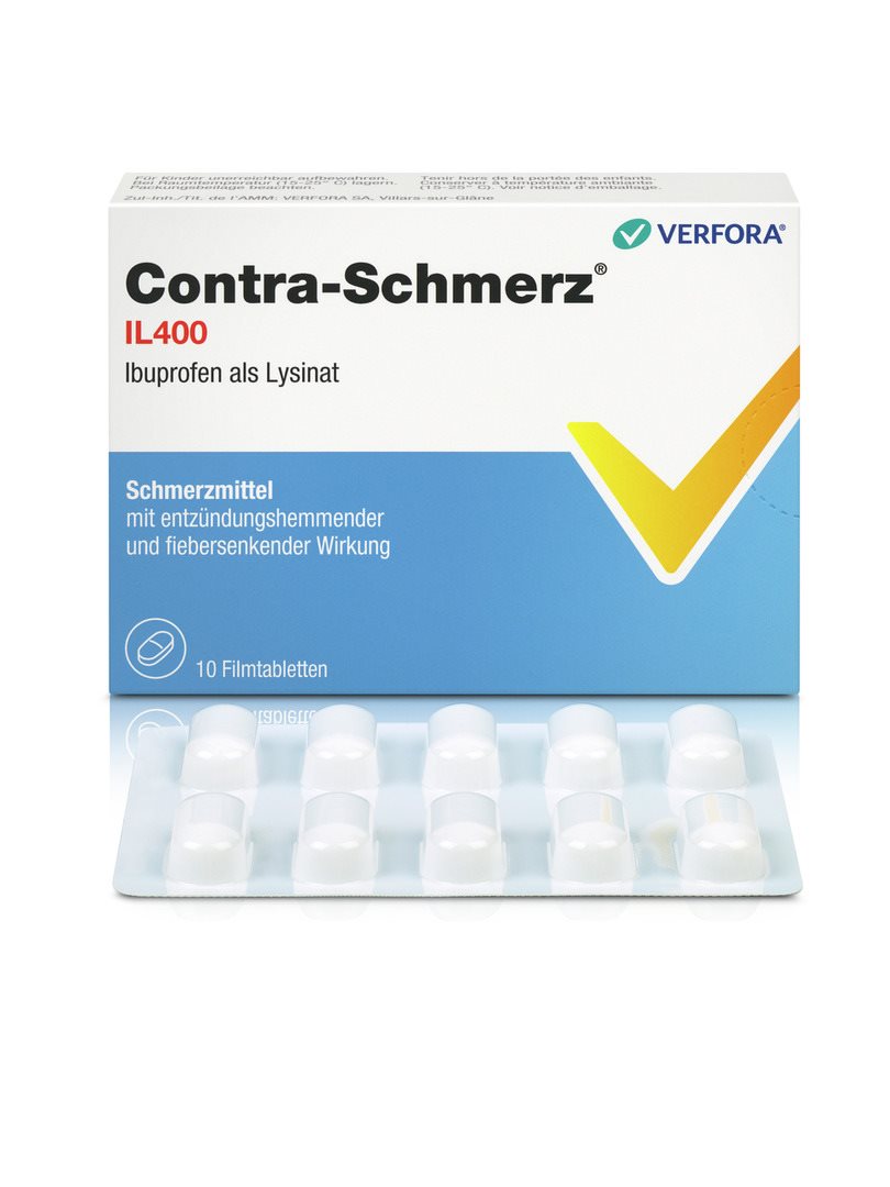 CONTRA-SCHMERZ IL cpr pell 400 mg 10 pce