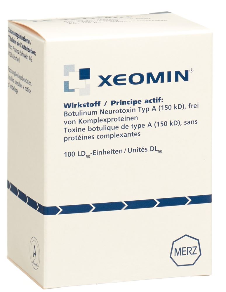 XEOMIN subst sèche 100 U flac