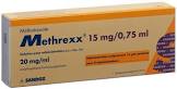 Methrexx 15 mg/0.75 ml, Injektionslösung in einer Fertigspritze