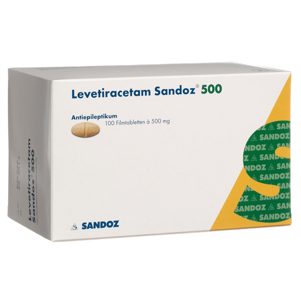 Levetiracetam Sandoz 500 mg, Filmtabletten