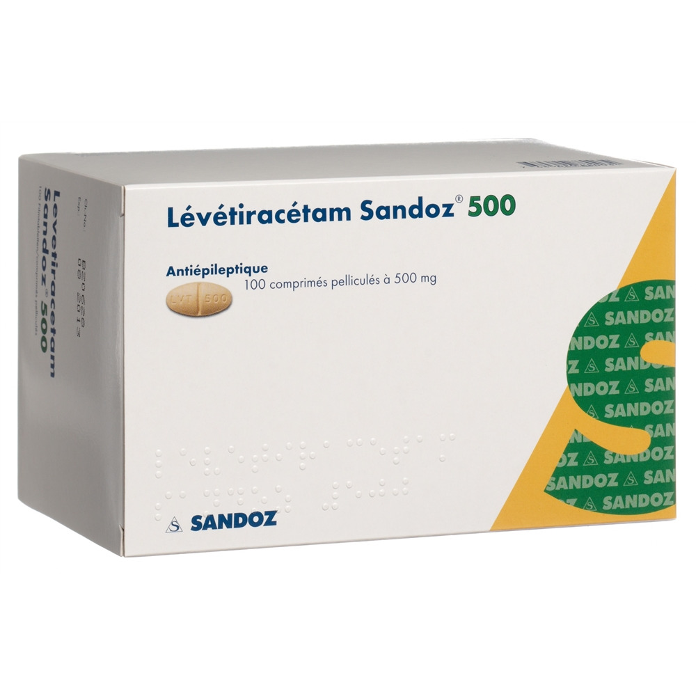 Levetiracetam Sandoz 500 mg, Filmtabletten