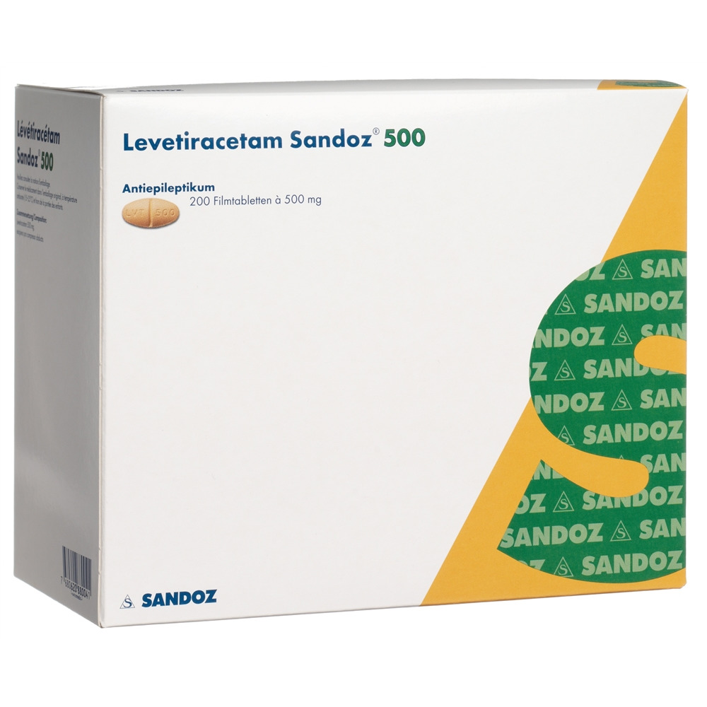 Levetiracetam Sandoz 500 mg, Filmtabletten