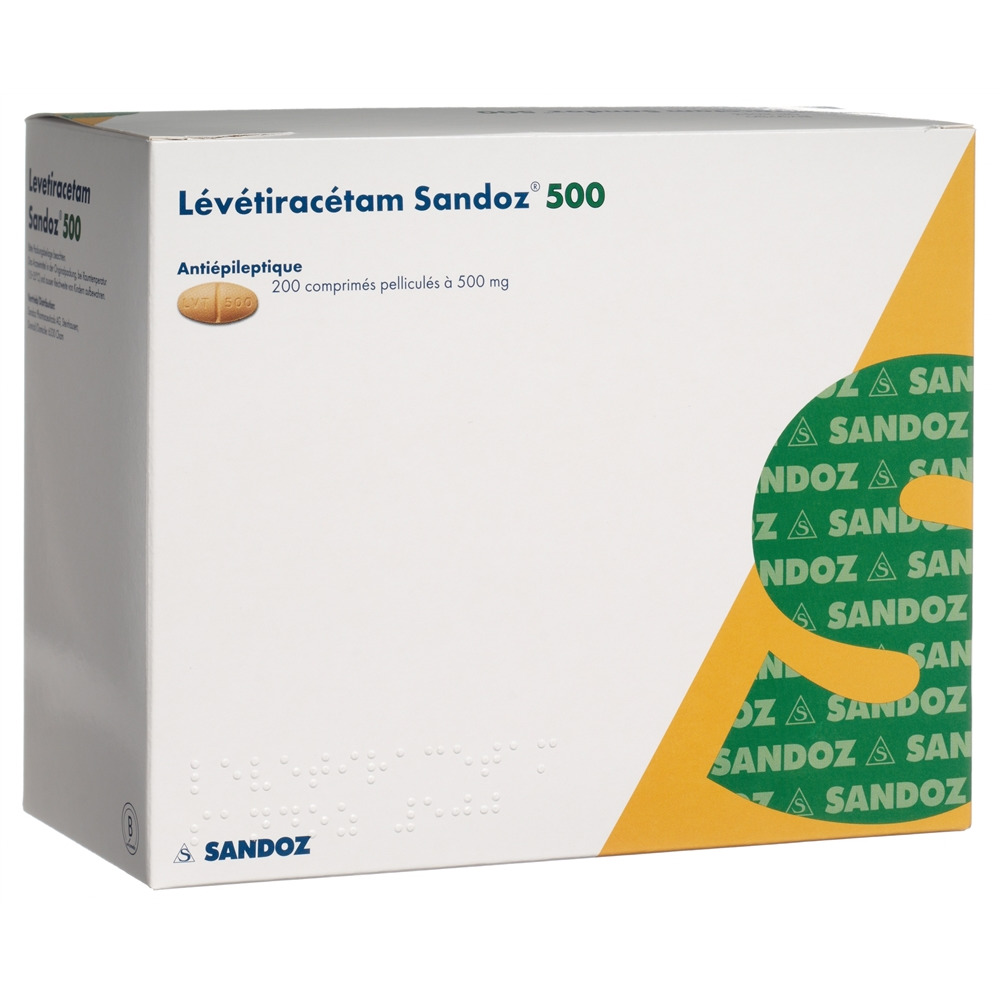 Levetiracetam Sandoz 500 mg, Filmtabletten