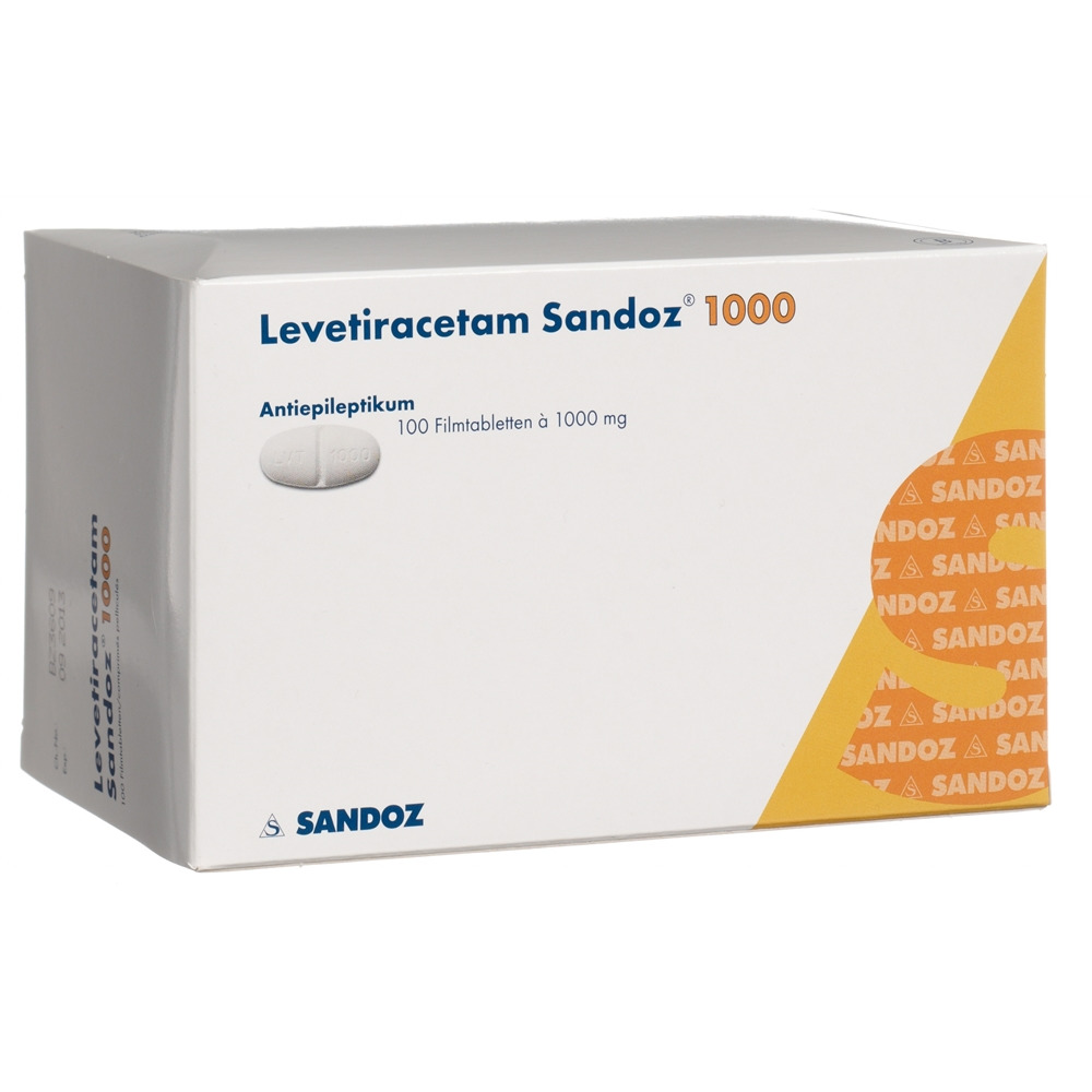 Levetiracetam Sandoz 1000 mg, Filmtabletten