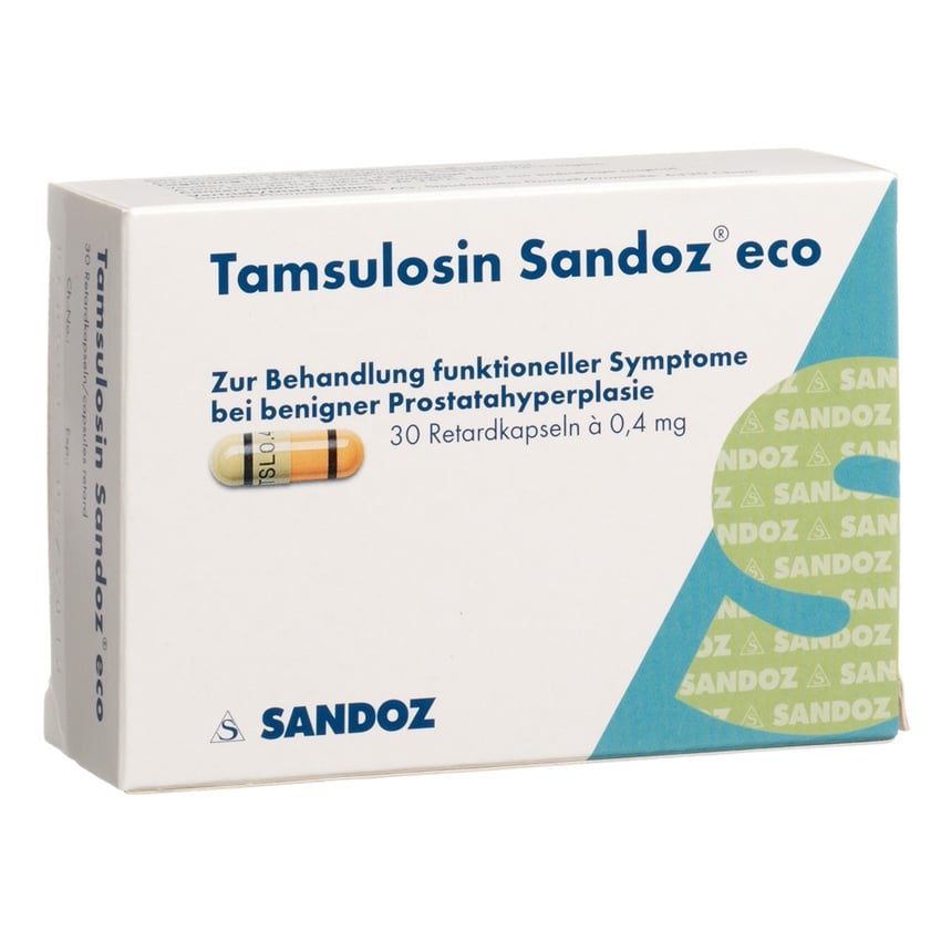 TAMSULOSINE Sandoz eco caps ret 0.4 mg 30 pce