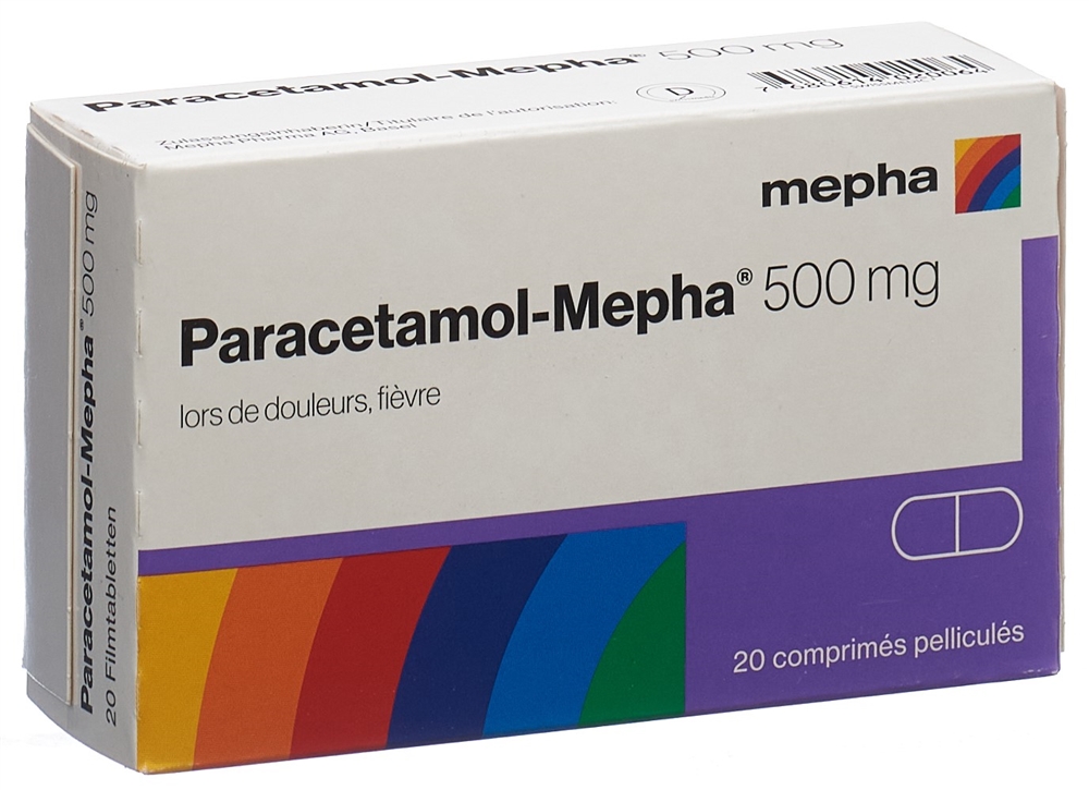 Paracetamol-Mepha 1000 mg, Filmtabletten
