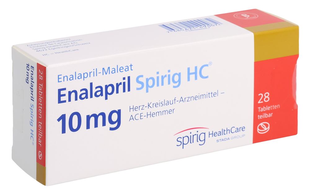 Enalapril Spirig HC 10 mg, Tabletten