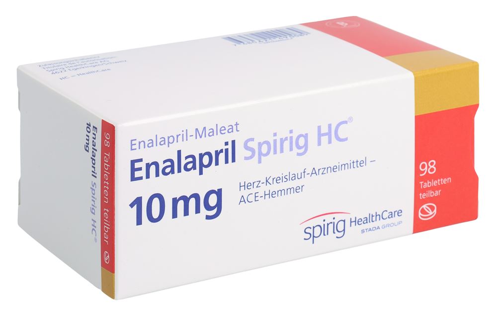 Enalapril Spirig HC 10 mg, Tabletten