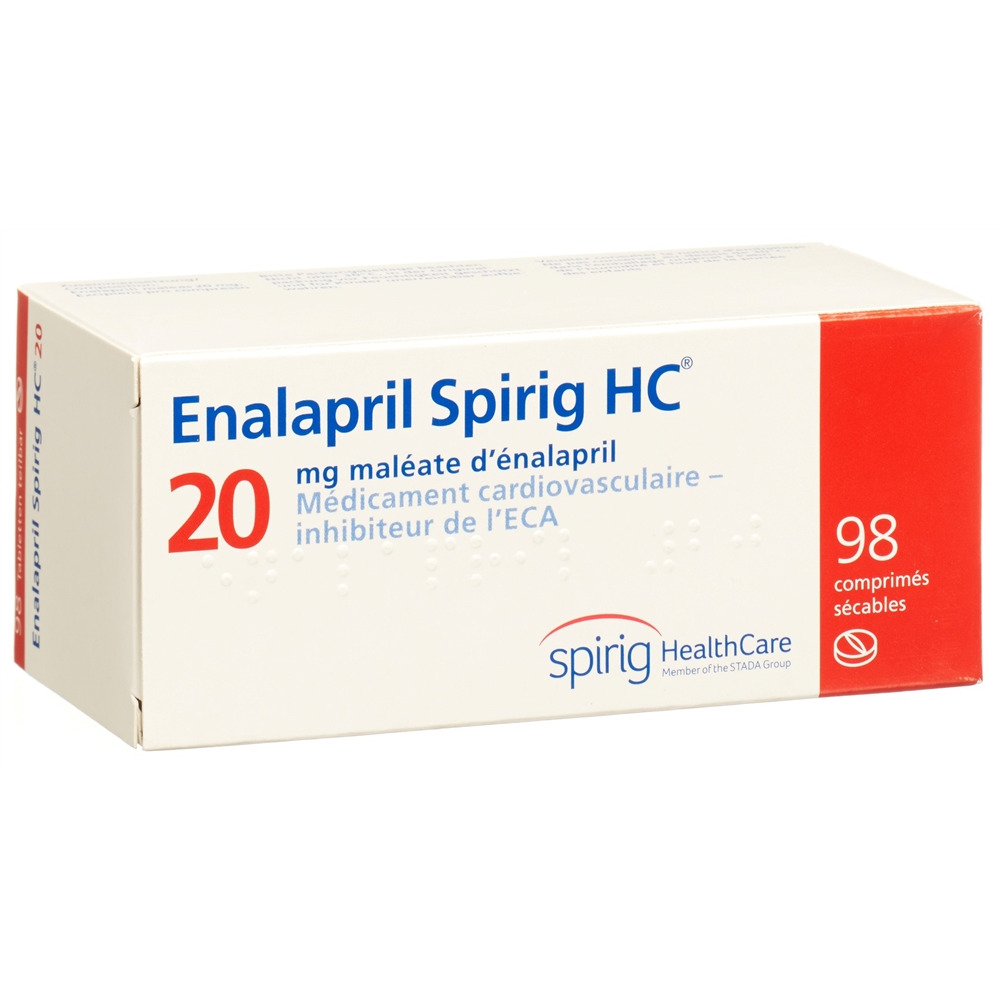 ENALAPRIL Spirig HC cpr 20 mg 98 pce