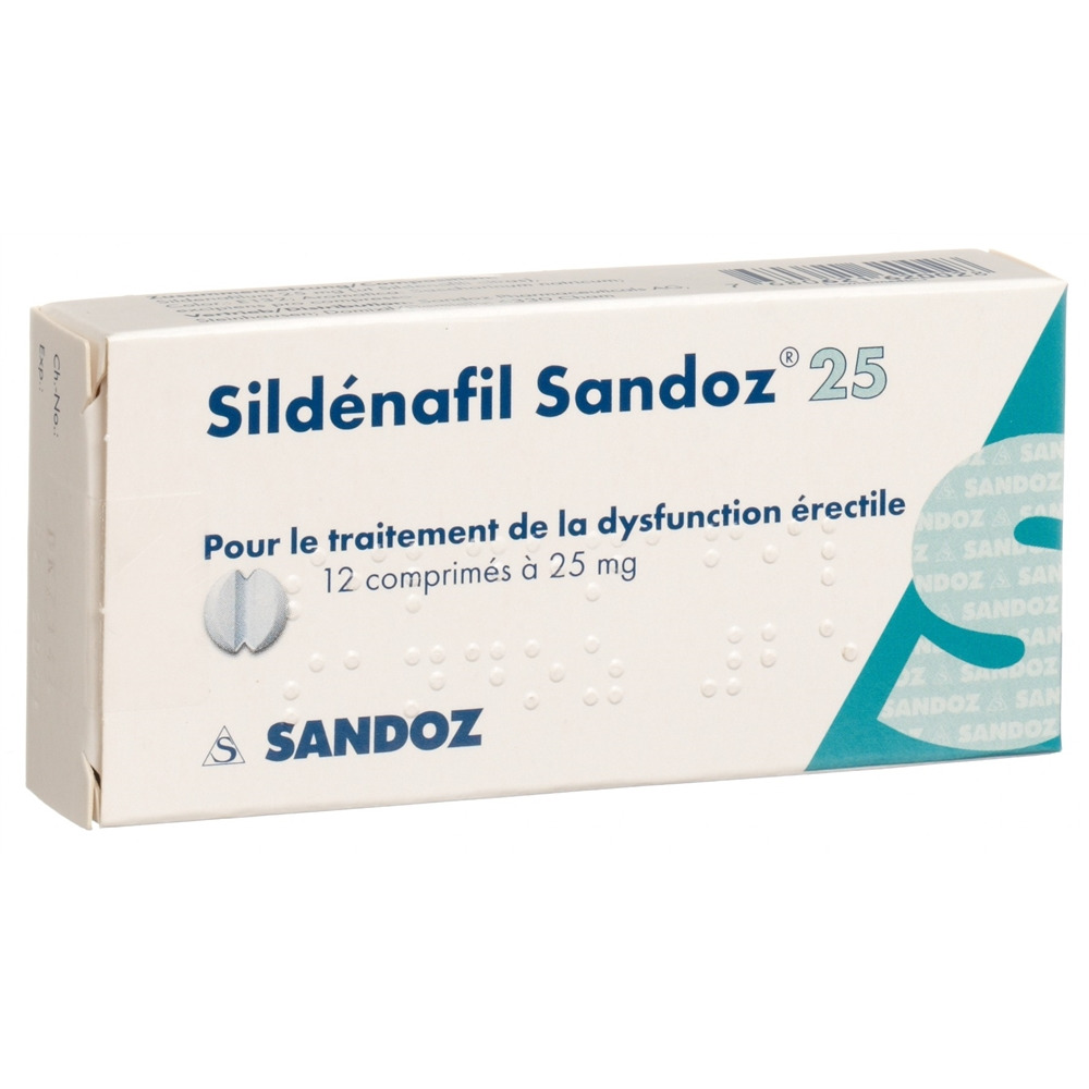 Sildenafil Sandoz 25 mg, Tabletten