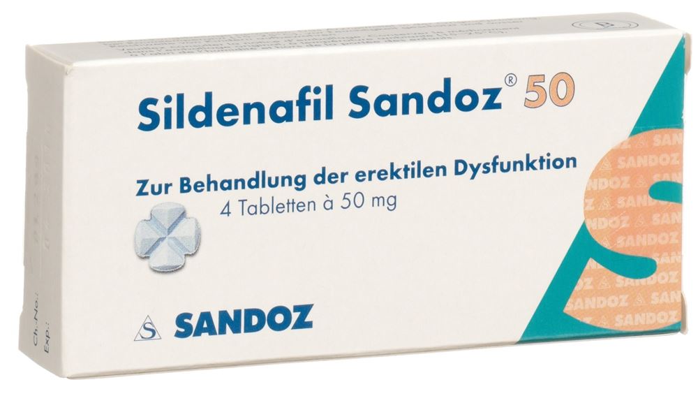 SILDENAFIL Sandoz cpr 50 mg 4 pce