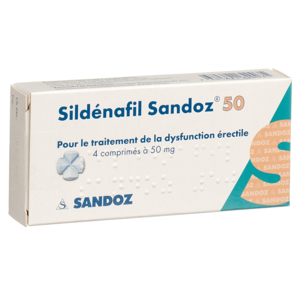 SILDENAFIL Sandoz cpr 50 mg 4 pce