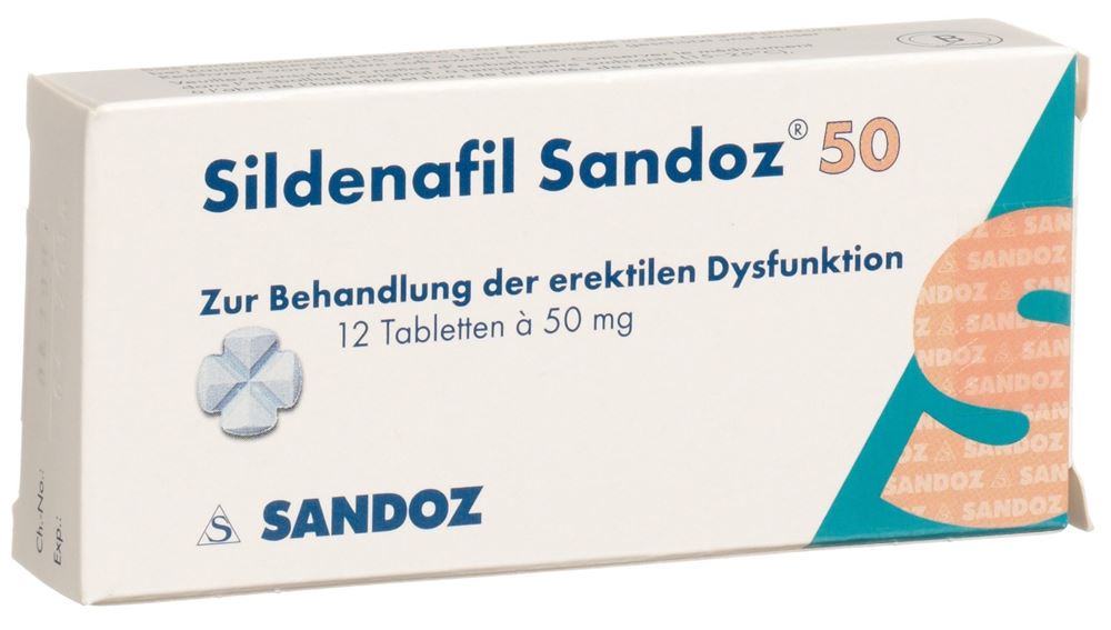 Sildenafil Sandoz 50 mg, Tabletten