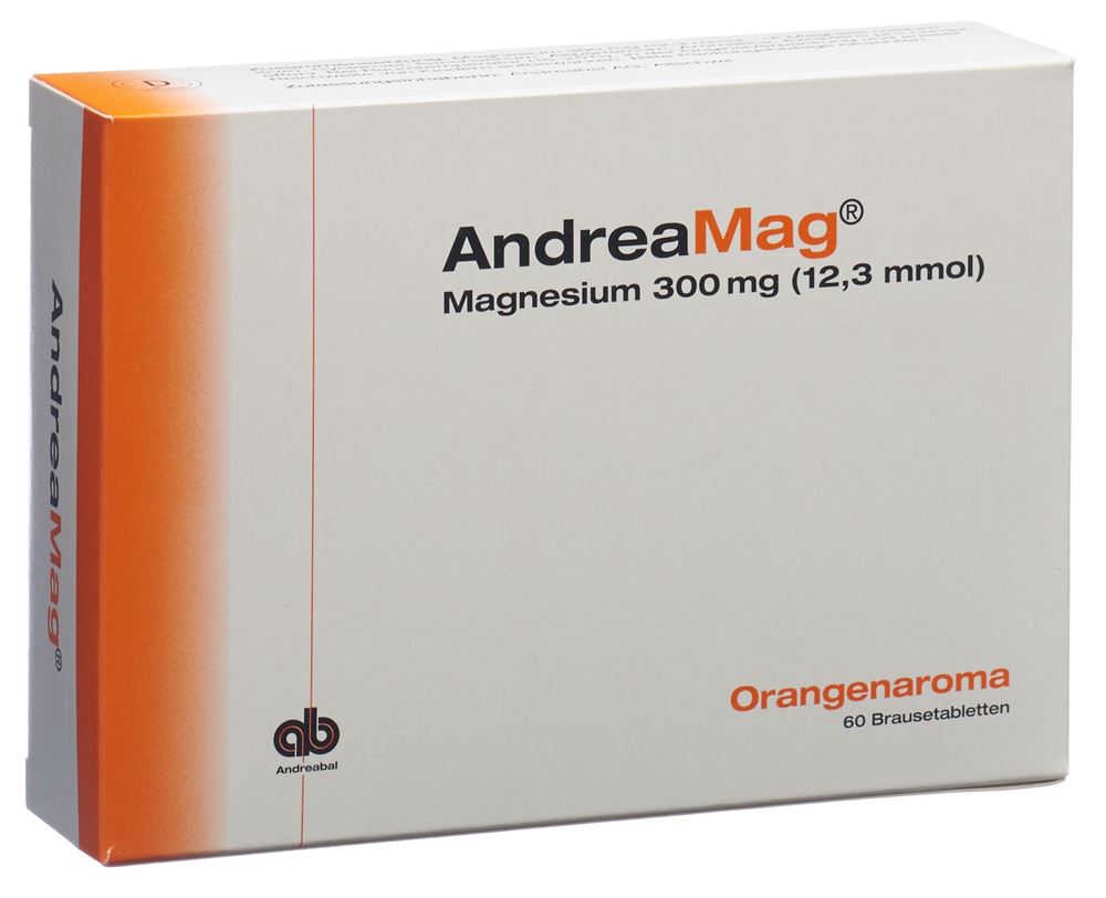 Andreamag mit Orangenaroma, Brausetabletten