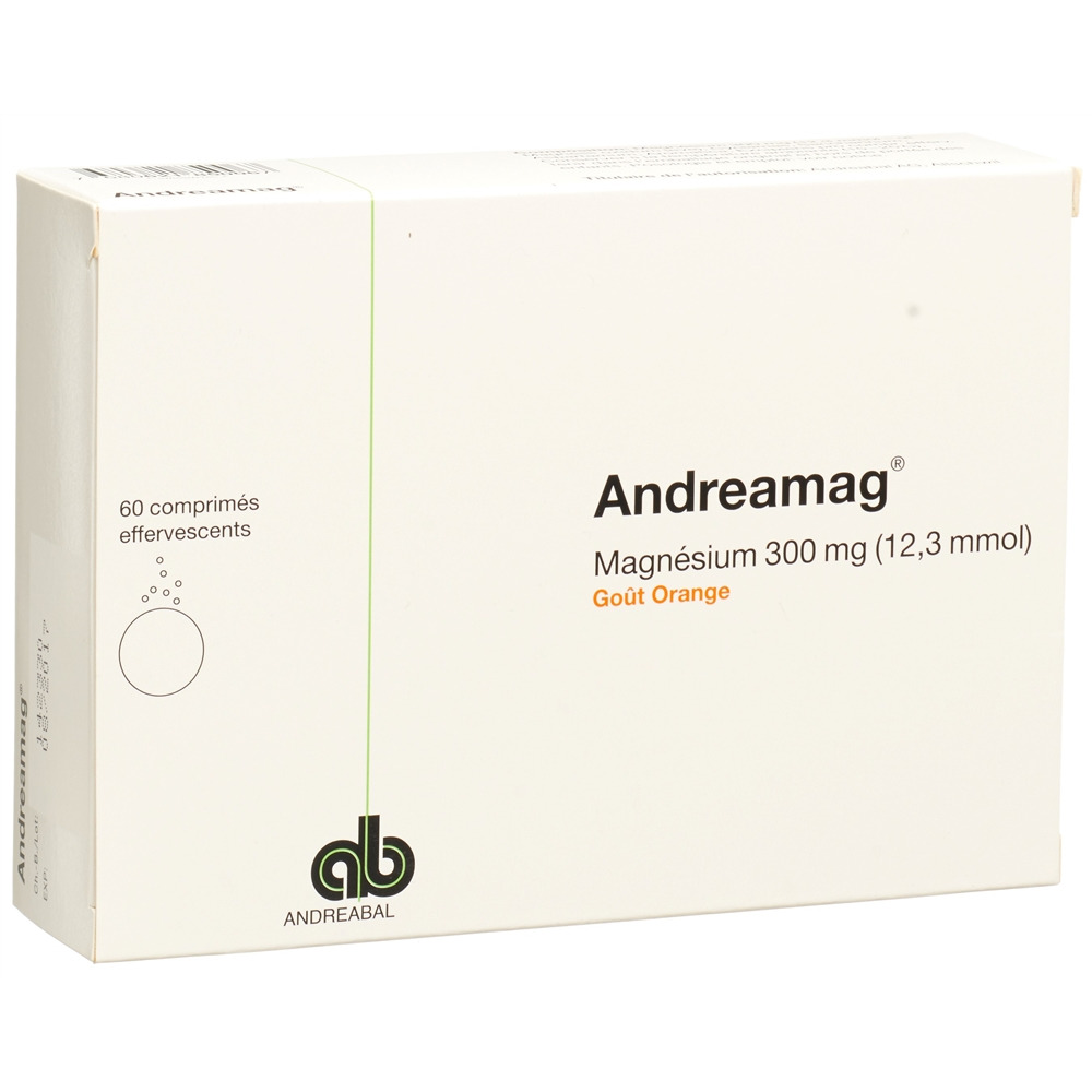 Andreamag mit Orangenaroma, Brausetabletten