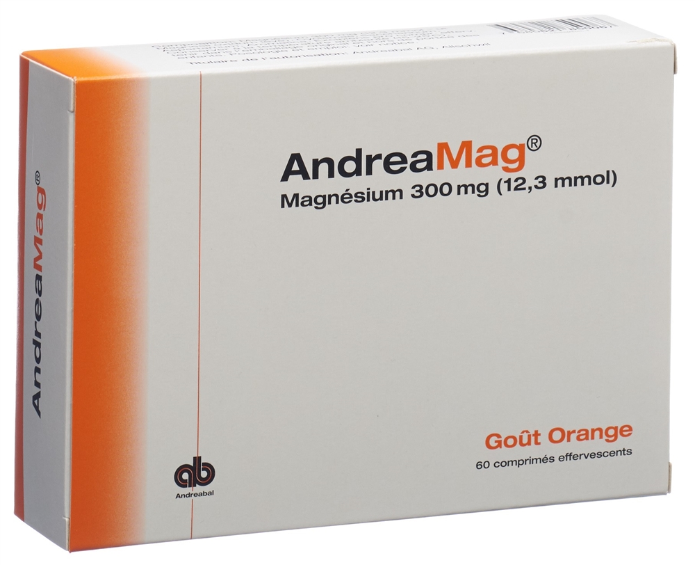 Andreamag mit Orangenaroma, Brausetabletten