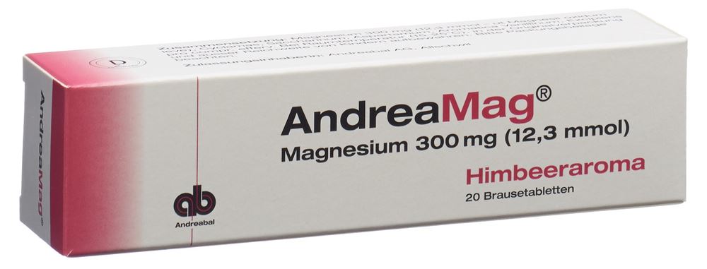 Andreamag mit Himbeeraroma, Brausetabletten